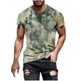 thumbnail image 1 of SSAAVKUY Casual Summer Camouflage Print Short Sleeve Shirt Plus Size Outdoor Fashion Tees Trendy Blouse T Shirt White XXXXXL, 1 of 5