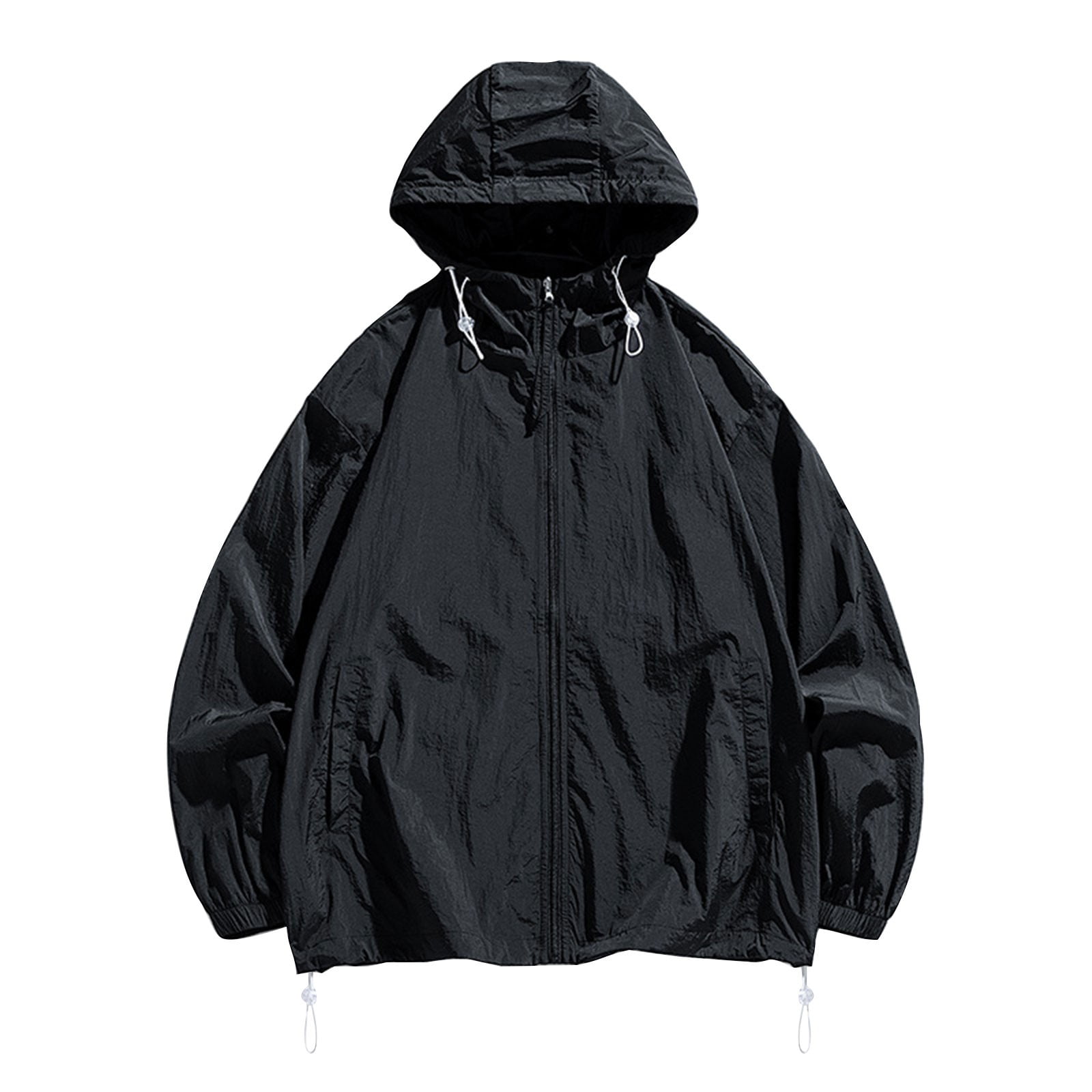 SSAAVKUY Men's Lightweight Windbreaker Jacket with Hood SSAAVKUY Men's Lightweight Windbreaker Jacket with Hood