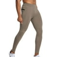 thumbnail image 1 of SSAAVKUY Men's Thermal Running Tights with Zipper Pockets Workout Compression Leggings Cycling Pants for Men Hiking Jogging Gray 8, 1 of 5