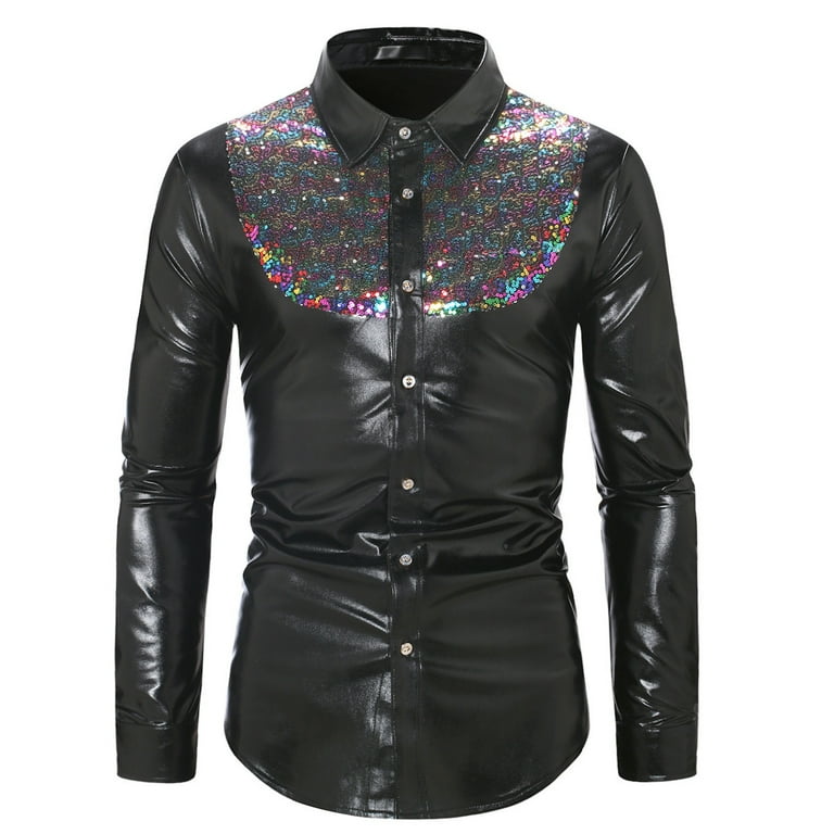 Fashion Print Contrast Turndown Collar Tops Fashion Print Contrast Turndown Collar Tops