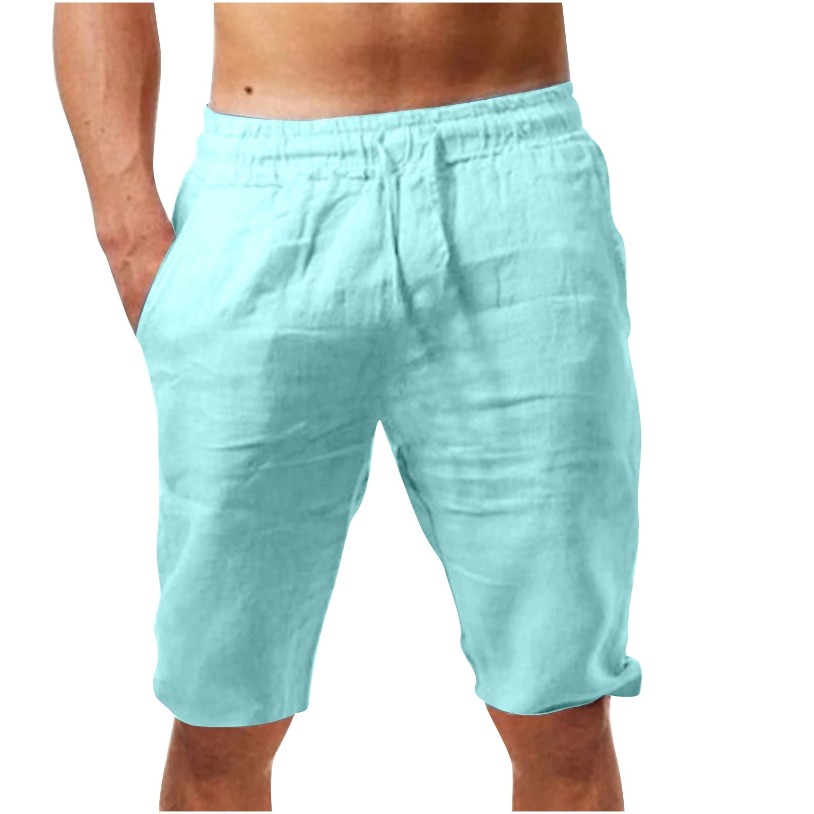 SSAAVKUY Mens Casual Lounge Shorts Loosefit Jersey Shorts for Running