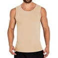 thumbnail image 1 of SSAAVKUY Mens Tank Top Undershirt Ribbed Knit Workout Tank Tops Summer Beach Sleeveless Shirts Stretch Gym Muscle Tee Shirt Khaki 12, 1 of 4