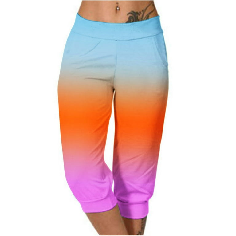 Loose fit capri workout pants hotsell