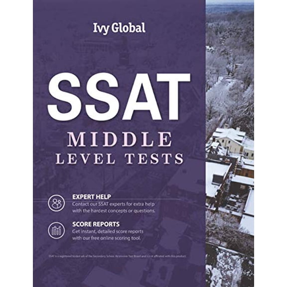 Pre-Owned SSAT Middle Level Tests (Ivy Global SSAT Prep) Paperback