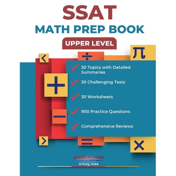 SSAT Upper Level Math Prep Book, (Paperback)