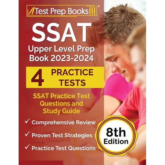 SSAT Upper Level Prep Book 2023-2024: SSAT Practice Test Questions and Study Guide [8th Edition], (Paperback)