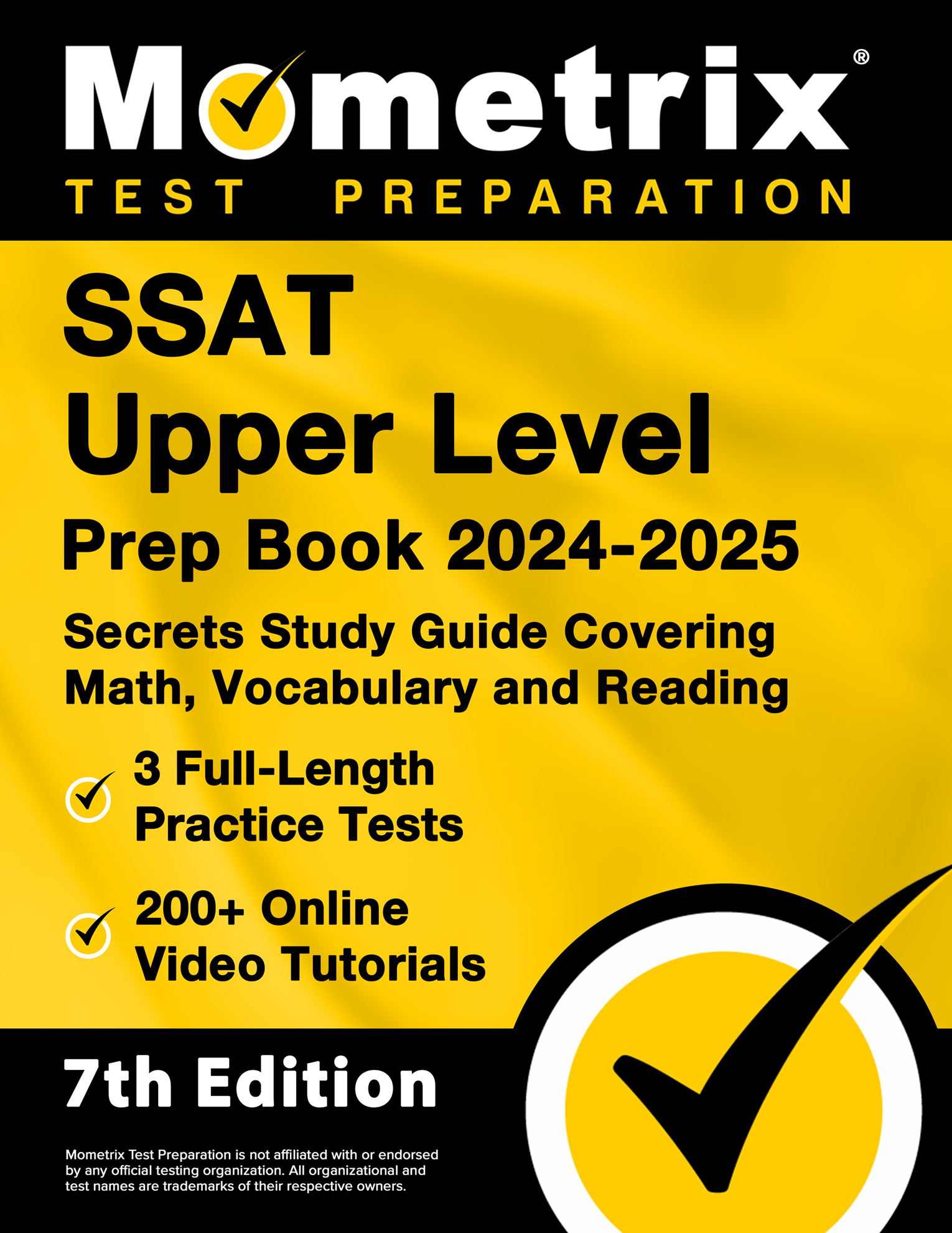 SSAT Upper Level Prep Book 20242025 Secrets Study Guide [7th Edition
