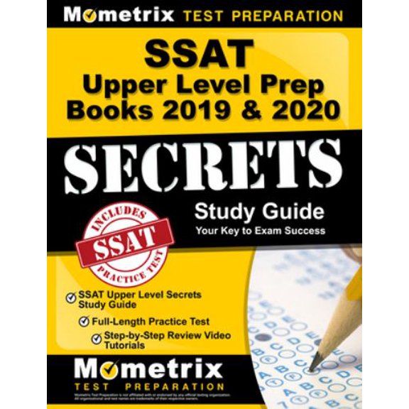 Pre-Owned SSAT Upper Level Prep Books 2019 & 2020: Secrets Study Guide, Full-Length Practice Test, Step-by-Step Review Video Tutorials: (Updated for the New... (Paperback) 1516710665