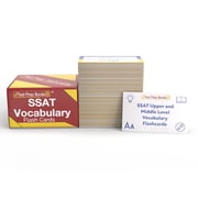 SSAT Vocabulary Study Cards 2025-2026 SSAT Middle and Upper Level Test Prep and Practice [Full Color Cards]
