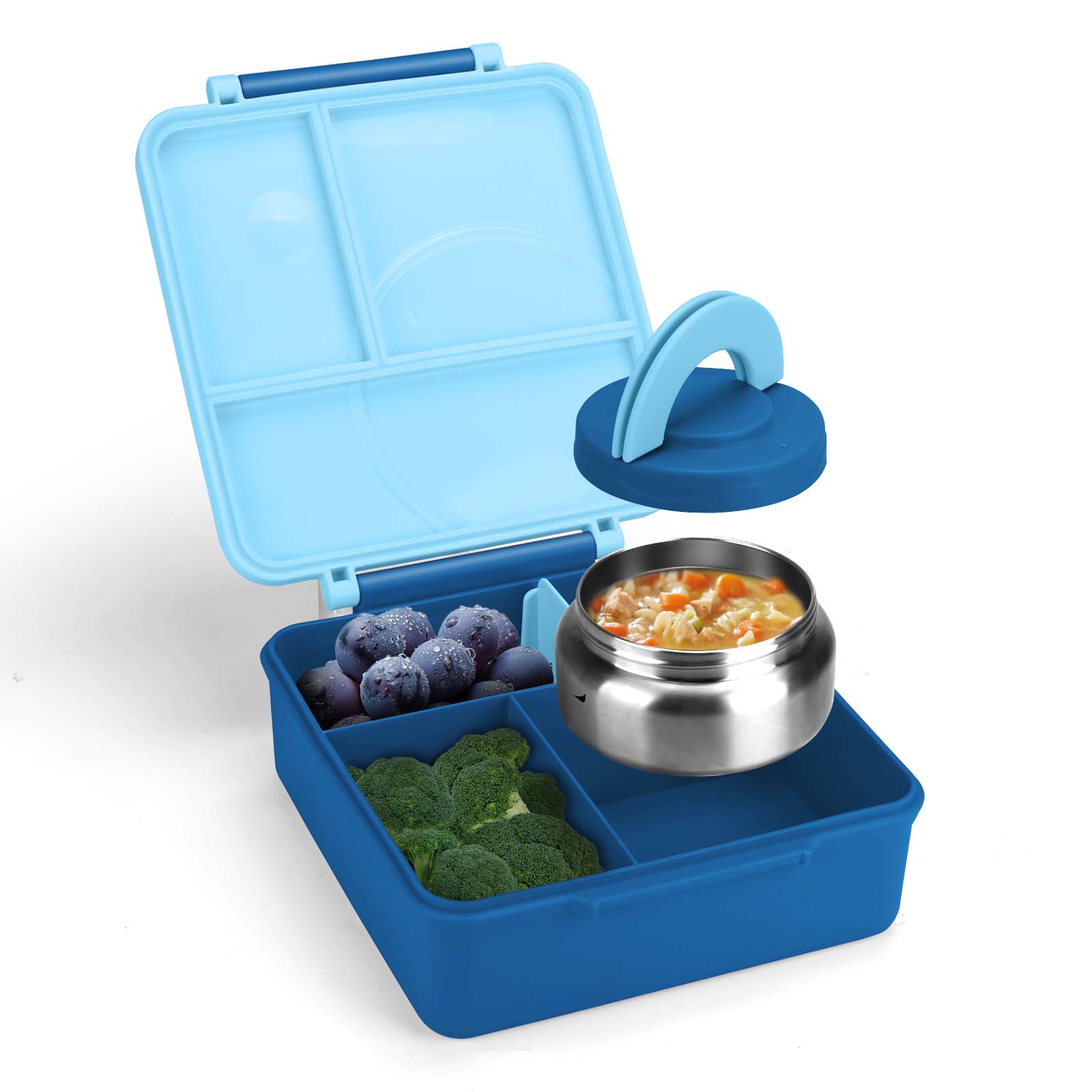 SSAWcasa Bento Box for Kids Insulated＆Leak Proof Lunch Box with Thermos