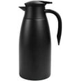 thumbnail image 1 of SSAWcasa Coffee Carafe Airpot 68oz Insulated Coffee Thermos Stainless Steel Coffee Dispenser for Hot Beverage - Keep 12 Hours Hot, 24 Hours Cold (Black), 1 of 7