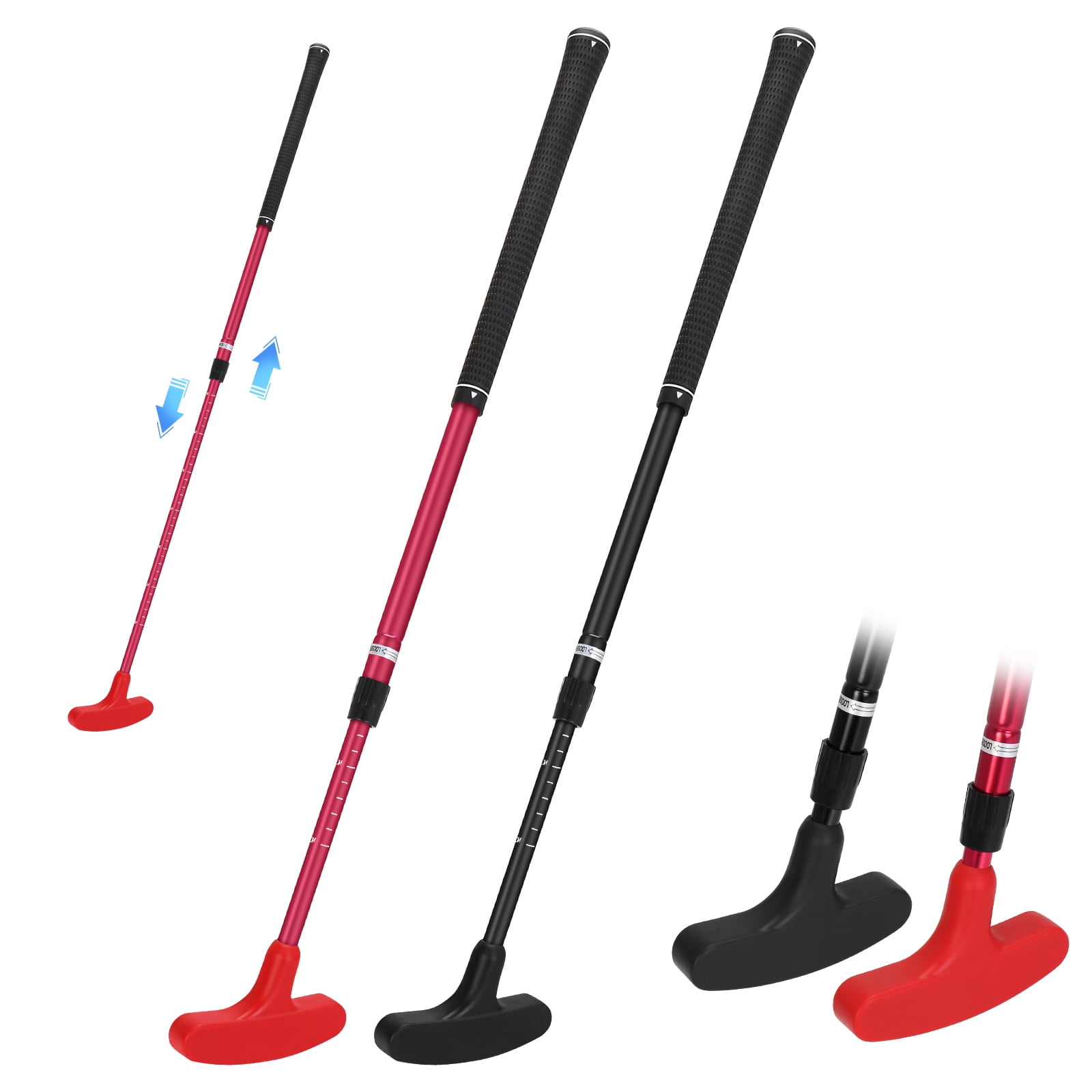 SSAWcasa Golf Putters for Men and Women Right and Left Handed, 2 Pack Club Golf Set Length