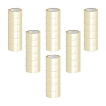 SSBM 1.88" x 55 Yards (165 Feet) Clear Hot Melt Packaging Tape, Shipping Boxes, 1.6 Mil Thick, Pack of 36 Rolls