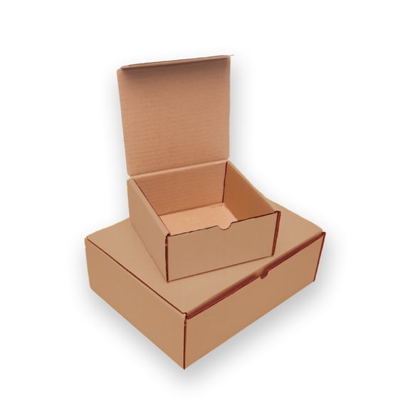 SSBM 11 1/8" x 8 3/4" x 4" ECT-32B Deluxe Kraft Literature Shipping Mailers 50/Case