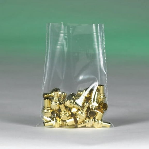 12 x 13 - 2 Mil Flat Poly Bags - 1000 Per Case