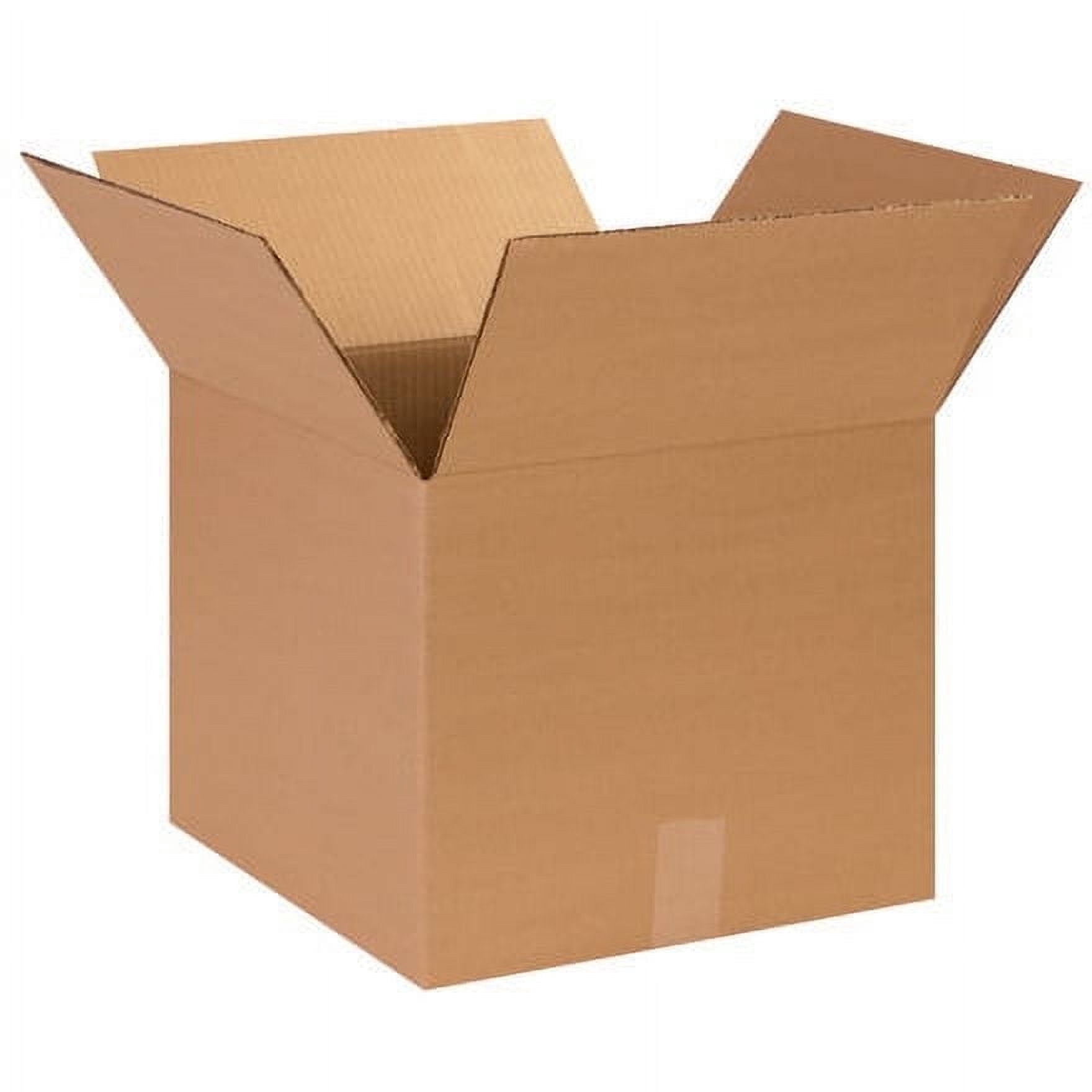25 Pcs Corrugated Boxes 14 x 14 x 12 Shipping Packing Moving Box Carton, Kraft