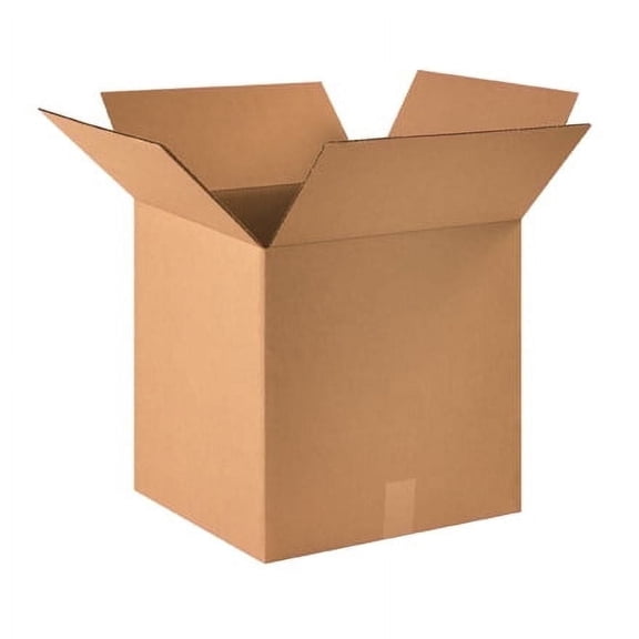 SSBM 16" x 16" x 16" Kraft ECT-32 Single Wall Corrugated Cube Boxes Shipping Packing 25/BUNDLE
