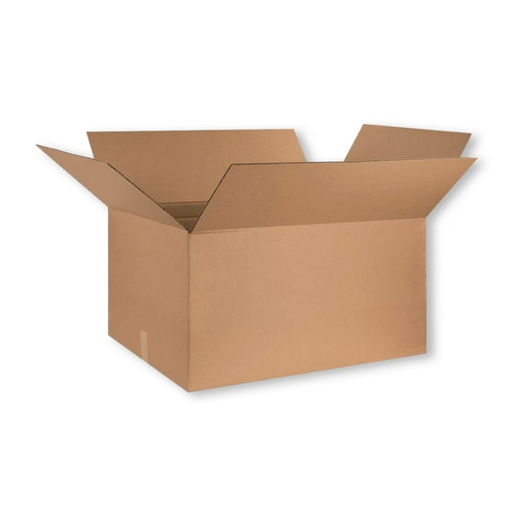 SSBM 18 1/2" x 18 1/2" x 9" ECT-32 Kraft Corrugated Shipping Boxes 20/Case
