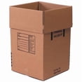 thumbnail image 1 of SSBM 18" x 18" x 28" Kraft Double Wall Corrugated Moving Boxes & Supplies Shipping Packing 5/BUNDLE, 1 of 5