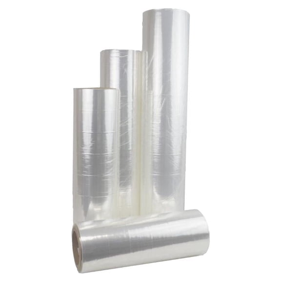 SSBM 18" x 4375' Tite Performance Perforated Center Fold Shrink Film Polyolefin - Cross-Linked, Compatible with both Heat Guns and Shrink Tunnels, 60 Gauge, Clear, 2 Rolls
