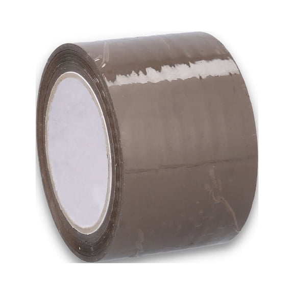 SSBM 2.3 Mil - Carton Sealing Packing Acrylic Tape for Smooth unwind, Secure Seal, Tan/Brown, 1.88" x 110 Yard (330 ft), 3" Core, 6 Rolls