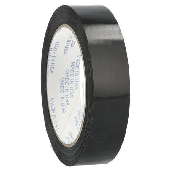 SSBM 2.8 Mil - Heavy Duty Strapping Bundling Adhesive Tape with Tight Seal, Resistant to Breaking/Splitting, Effective Strapping, Black, 1" x 60 Yards, 18 Pieces