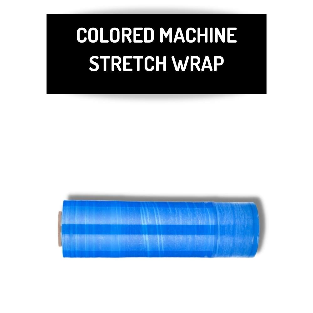 SSBM 20" x 5000' Colored Machine Stretch Wrap Banding Shrink Film for