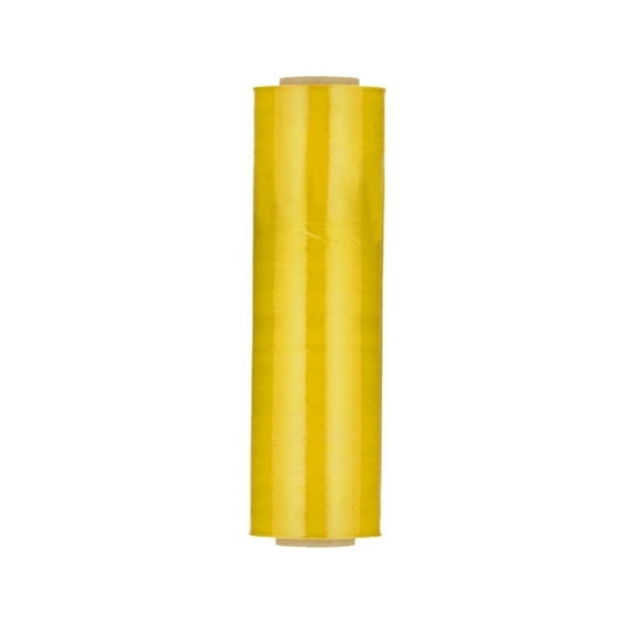 SSBM Tinted Yellow Machine Stretch Wrap 20 Inch x 5000 Feet 50 Rolls 63 Gauge Plastic for Wrapping Pallets and Industrial Use
