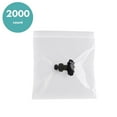 thumbnail image 1 of SSBM 2000 Clear Plastic Reclosable Bags Self Seal Zipper Choose: Type, Mil & Size, 1 of 6