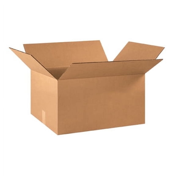 SSBM 22" x 15" x 10" ECT-32 Kraft Corrugated Shipping Boxes 25/Case