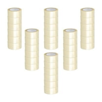 SSBM 1.88" x 55 Yards (165 Feet) Clear Hot Melt Tape, Shipping & Box Sealing Use, 3.1 Mil, 36 Rolls