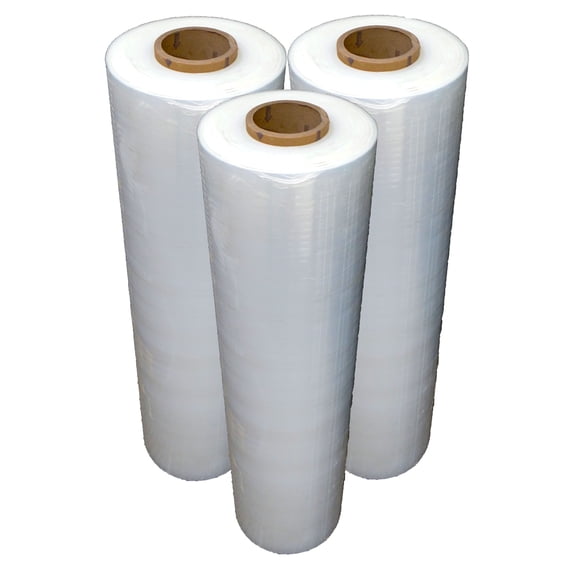 SSBM Laundry Protection Stretch Wrap 36 Inch x 4000 Feet 2 Rolls 70 Gauge Non PVC Shrink Film for Storing Wrapping Packaging
