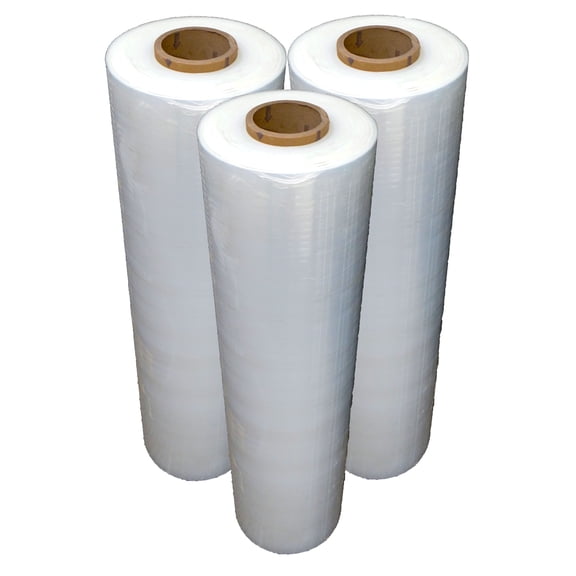 SSBM Laundry Protection Stretch Wrap 36 Inch x 4000 Feet 30 Rolls 70 Gauge Non PVC Shrink Film for Moving Wrapping Packaging