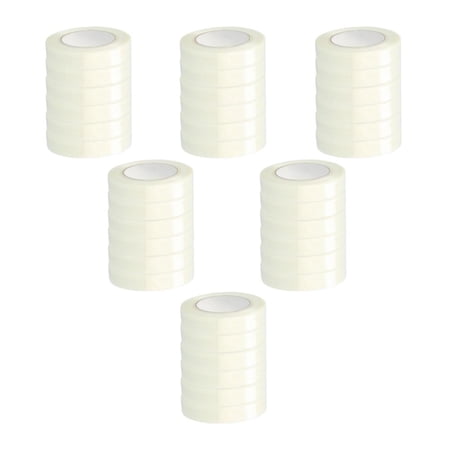 SSBM 4 Mil - Reinforced Fiberglass Filament Strapping Tape Medium Grade High Tensile Strength, Industrial Purpose, Leaves no residue, 1" x 60 Yards, Clear, 2304 Rolls