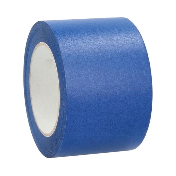 SSBM 3" x 60 Yards Blue Painters Tape 5.5 Mil, Clean Release for Trim Edges & Paint Supplies, 384 Rolls