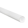 thumbnail image 1 of Bulk Pack: 50 White Shipping Tubes, 2x18", Caps Included, 1 of 2