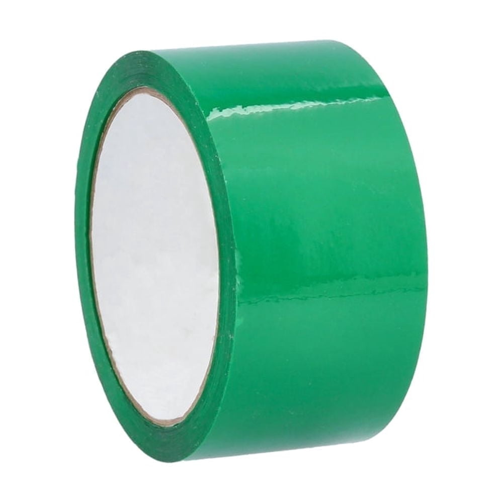 SSBM 6 Rolls - 2 Mil - Green Packing Sealing Adhesive Tape Convenient, Product Coding, Dating Inventory 1.88" x 110 Yards, 3" Core