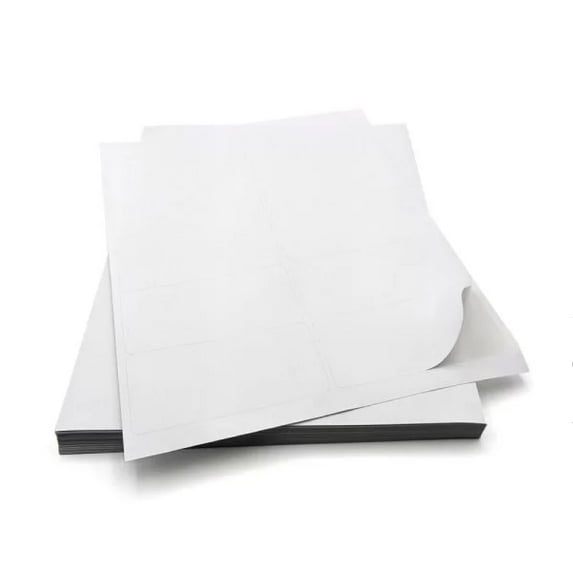 SSBM 6-Up Labels, 80000 Pages, White, 3.33 x 4 Inch, Address and All Purpose Sticker Labels for Laser or Inkjet Printers