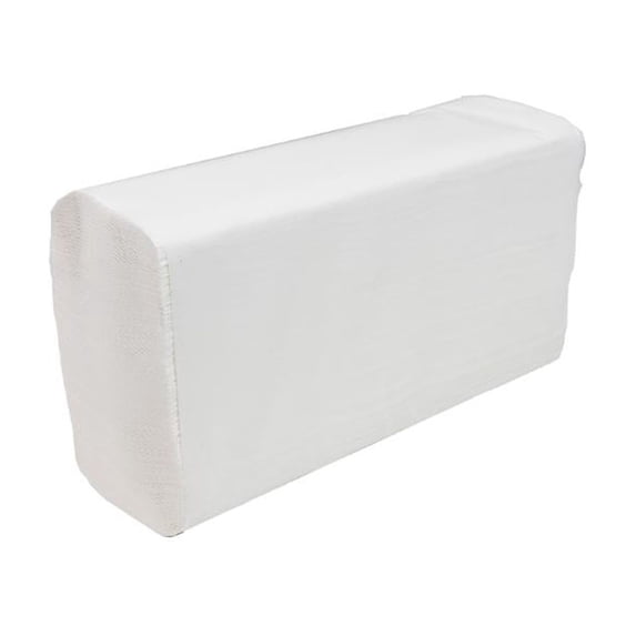 SSBM 9.05" x 9.05" Premium White Multi-Fold Paper Towels, Exceptional softness, Highly Absorbent, and Strength, 1 Ply, White, 4000 Sheets/Case, 32 Cases