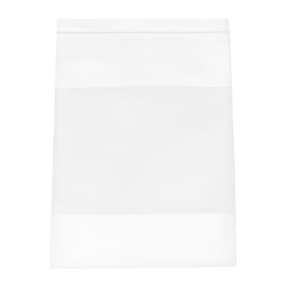 SSBM 9"x 12" 4 Mil Reclosable Bag Writeable White Block Water-Resistant 10000 Pcs