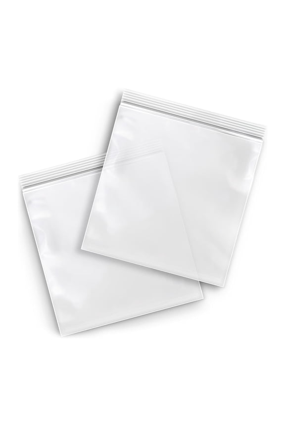 SSBM 4 Mil Reclosable Poly Bags 9" x 12" Top Seal Clear Plastic Zipper Storage Bag - 1000 Pieces For Packging