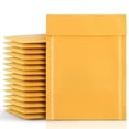 thumbnail image 1 of SSBM #CD Yellow Kraft Bubble Mailers 7.25" x 8" Lightweight Padded Envelopes for Packing Documents 9000 Pcs, 1 of 5