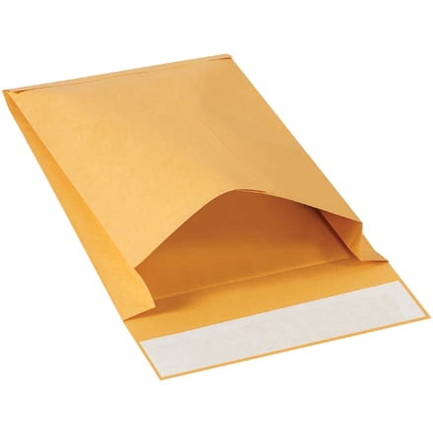 "ShippingSuppliesByMail Expandable Durable Kraft Paper Mailer Self-Seal Envelopes 9x12x2"", 250 Case"