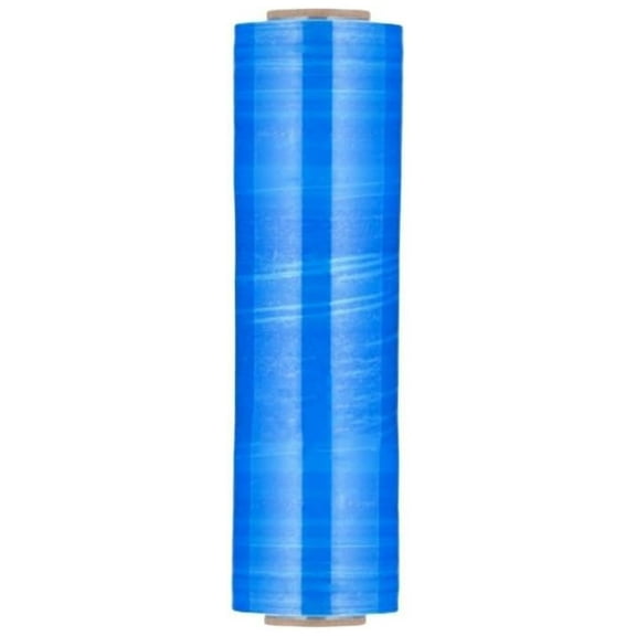 SSBM Blue Machine Stretch Wrap 20 Inch x 5000 Feet 1 Roll 90 Gauge Opaque Plastic Shrink Film for Moving Pallets