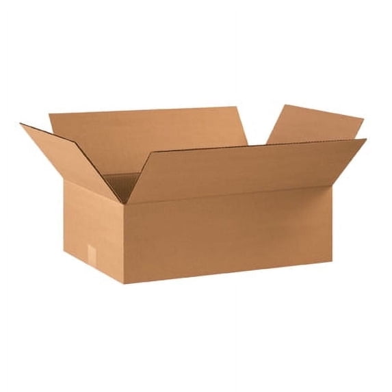 SSBM Kraft Corrugated Boxes ECT-32, 22 x 14 x 8", 20 per Case