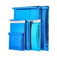 thumbnail image 1 of SSBM Blue Bubble Mailers 13.75" x 11" Tamper-evident Shiny Pouches for Secure Packaging Use 50 Pcs, 1 of 5
