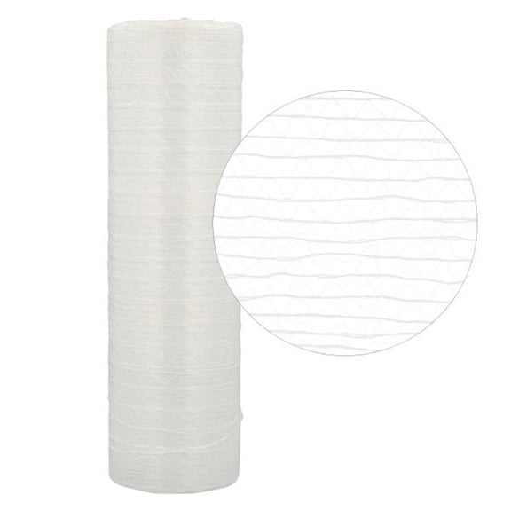 SSBM Neeting Hand Stretch Wrap 12" x 1000' 1 Roll Plastic Clear Film for Airflow for Frozen Foods & Plant Packaging