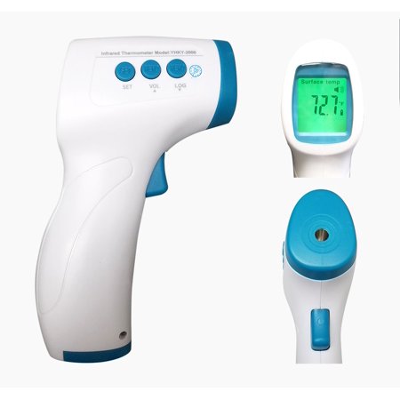 SSBM PSBM IR Infrared Non-Contact Infrared Thermometer with LCD Screen, Temperature Scanner Gun for Adult and Baby