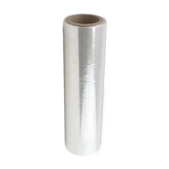 SSBM Polyolefin Crosslinked Shrink Wrap 20" x 2625' 100 Gauge 32 Rolls Clear Center Folded for Safe Food Packaging
