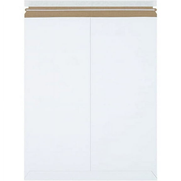 SSBM Self-Seal Flat Mailers,17x21,White,100/CS